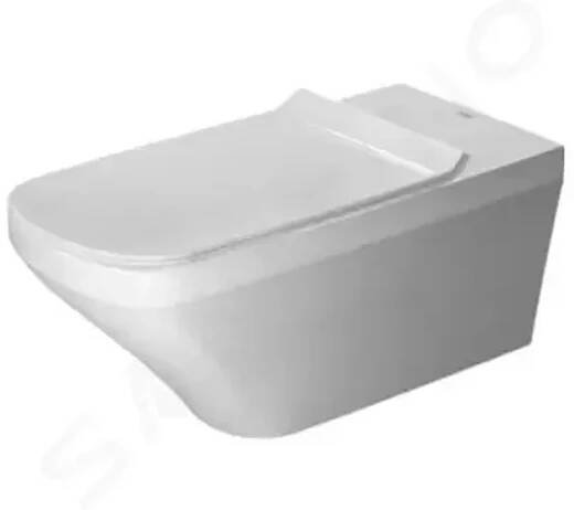 DURAVIT - DuraStyle Závěsné WC, bezbariérové, Rimless, s HygieneGlaze, alpská bílá (2559092000)
