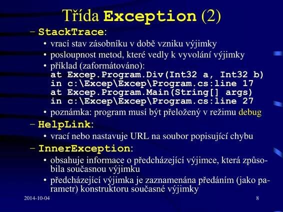 PPT - Exception Handling in C#: Overview and Best Practices PowerPoint Presentation - ID:5161191