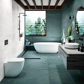 Koupelna – obklady a dlažba v levné i luxusní variantě