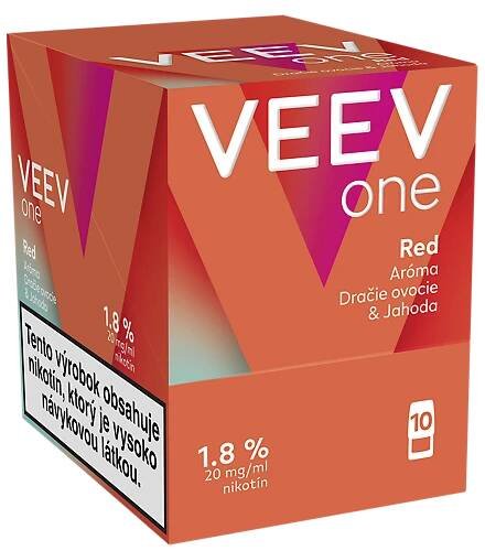 VEEV ONE NÁPLNE RED (kartón)  