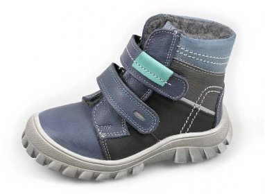 Dětská obuv, ZIMNÍ OBUV - Zimní kožená obuv zn. ESSI (modrá), S 2137, PLU: 6369, Výrobce: ESSI, Sázavan Product, s.r.o