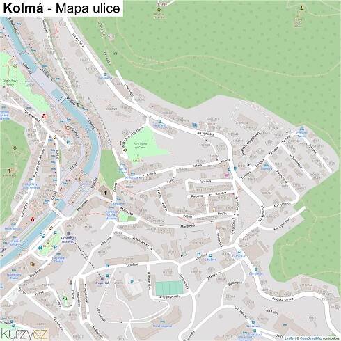 Kolmá - mapy | Kurzy.cz