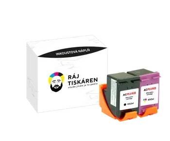 Multipack AC Plus HP 652XL, černá + barevná alternativní náplně pro tiskárny HP (960 + 400 stran)