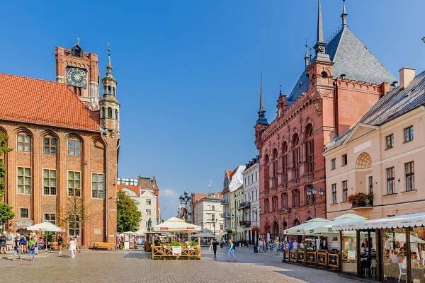 Old Town Marketplace in Torun