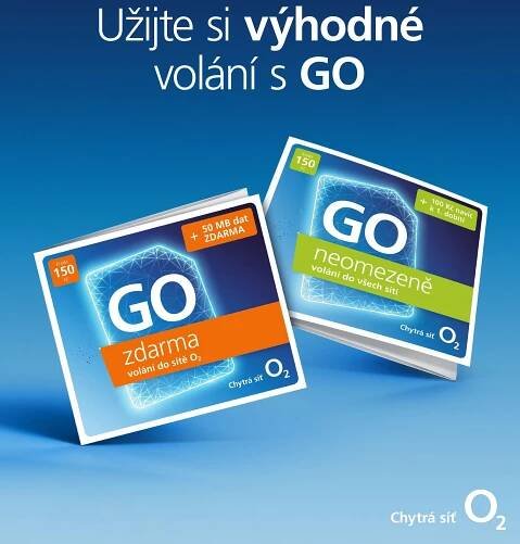 O2 oživuje koncept GO a představuje předplacené karty v novém kabátě