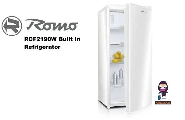 Romo RCF2190W Built In Refrigerator User Manual