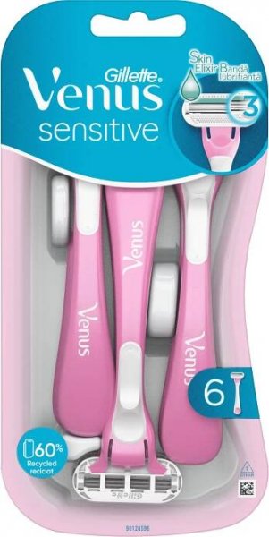 GILLETTE Venus3 Sensitive Pohotová holítka 6 kusů