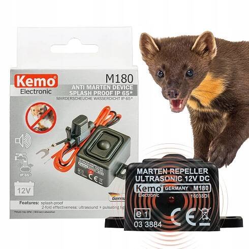 KEMO M180 automobilový odpuzovač kun 12V IP 65 pro německé kuny