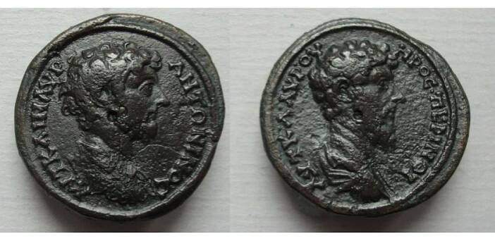 Marcus Aurelius - Dynastic issue with Lucius Verus (F21103)