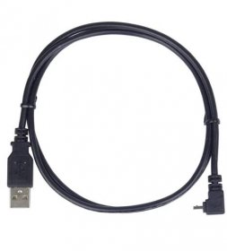 PremiumCord Kabel micro USB 2.0, A-B, konektor do úhlu 90°, 3m | KRUP