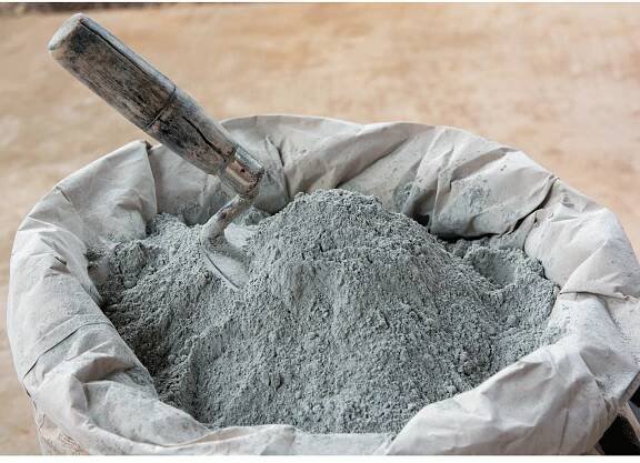cement: práškové hydraulické pojivo k přípravě malty a betonu