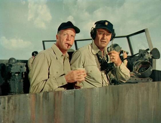 Dan Dailey, John Wayne - Křídla orlů - Z filmu