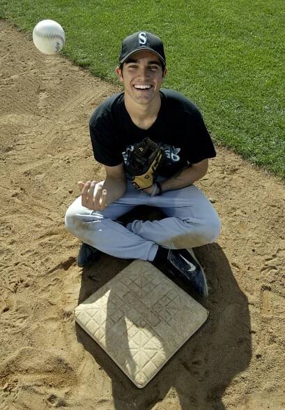 Santiago High School baseball player/actor Tyler Hoechlin plays third base and is also one of the s