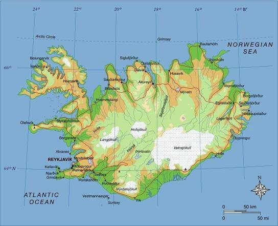 Geografie Islandu