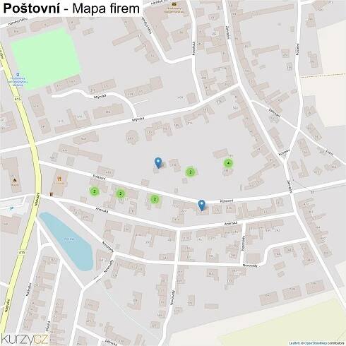 Poštovní - mapy | Kurzy.cz