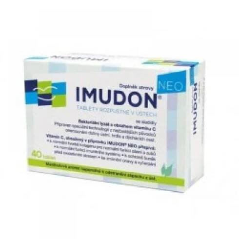 IMUDON NEO tablety rozpustné v ústech se sladidly 40 tablet
