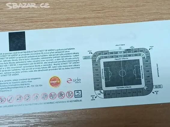 Vstupenka fotbal Slavia Praha - FC Slovan Liberec