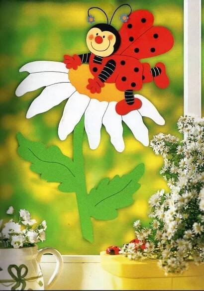 Arquivo de álbuns | Artigianato per bambini, Decorazione finestre, Coccinella