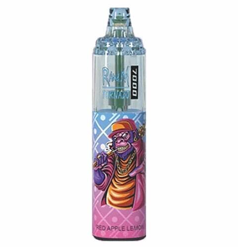 Tornádo RandMndM Tornádo DispoPuffs Jednorázové Vape Červené jablko Lemon