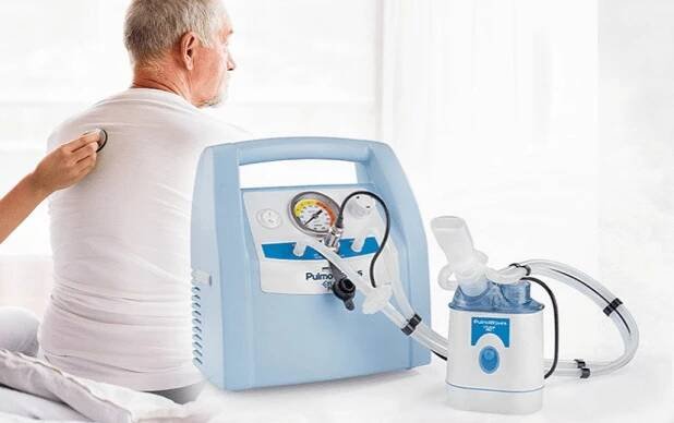 Rehabilitace plic s Pulmo Waves