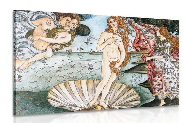 Obraz reprodukce Zrození Venuše - Sandro Botticelli