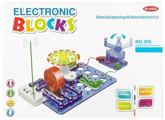 Elektronická stavebnice 33 částí