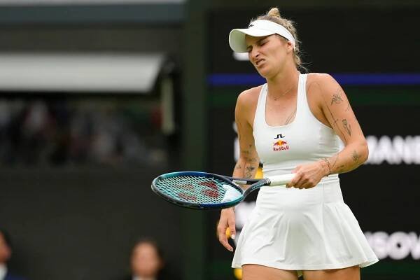 Wimbledon 2024: Marketa Vondrousova out in first round as Jessica Bouzas Maneiro stuns defending champion
