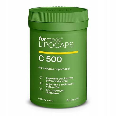 LIPOCAPS C 500 60 kapslí – lipozomální vitamín C – Formeds