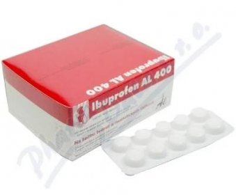 Ibuprofen AL 400 —100 potahovaných tablet - Kapka Zdraví