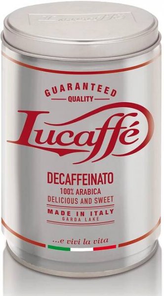 Lucaffé Decaffeinato, zrnková, 250g