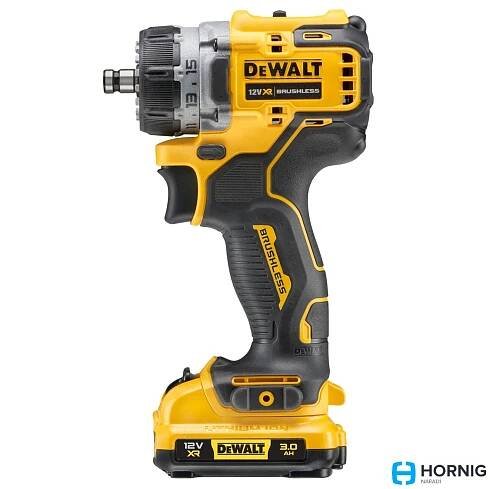 DeWalt DCD703L2T aku vrtačka s výměnnými hlavami 12V/2*3Ah, 57Nm, 0-425/1500 ot./min, TSTAK kufr