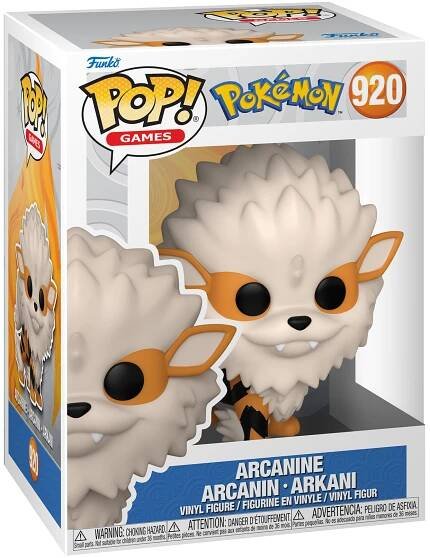 Funko POP Games: Pokemon- Arcanine(EMEA)
