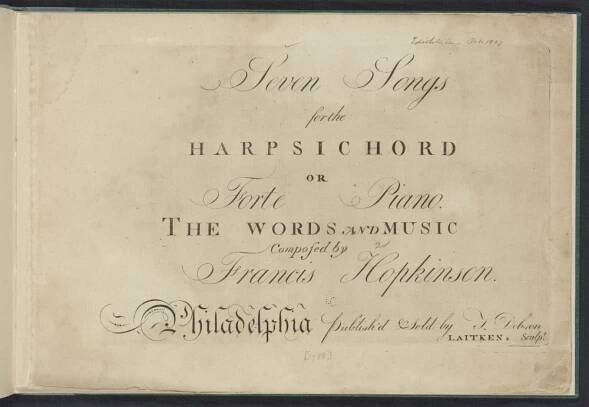 Washington’s Musical Admirer: Francis Hopkinson
