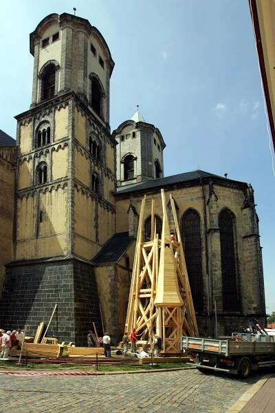 Rekonstrukce věží kostela sv. Mikuláše v Chebu | Projekt NFHCH