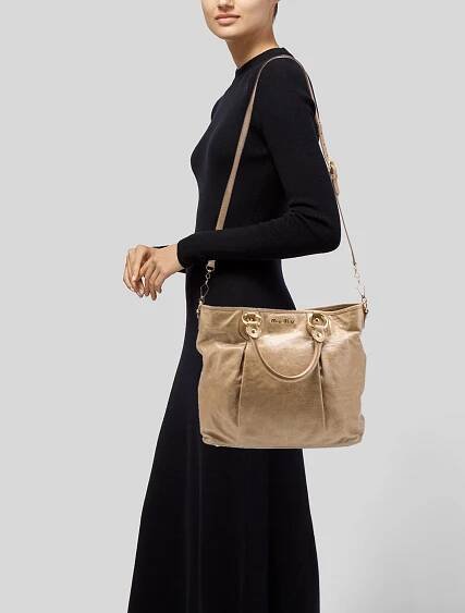 Miu Miu Leather Shoulder Bag Vintage