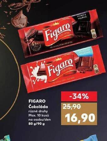 Kaufland Figaro čokoláda nabídka