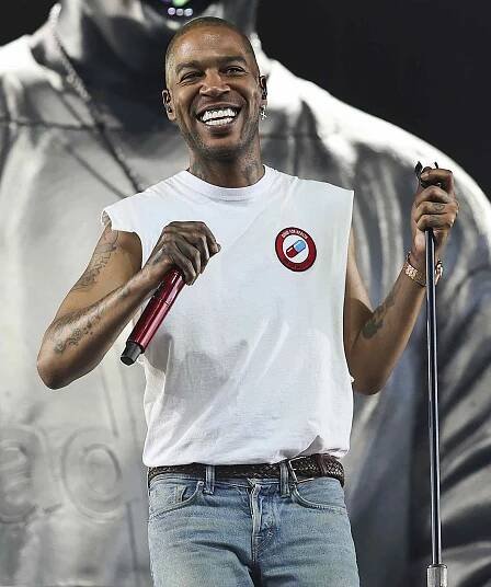 Kid Cudi performs at the Sahara Tent during the 2024 Coachella Valley Music and Arts Festival 
