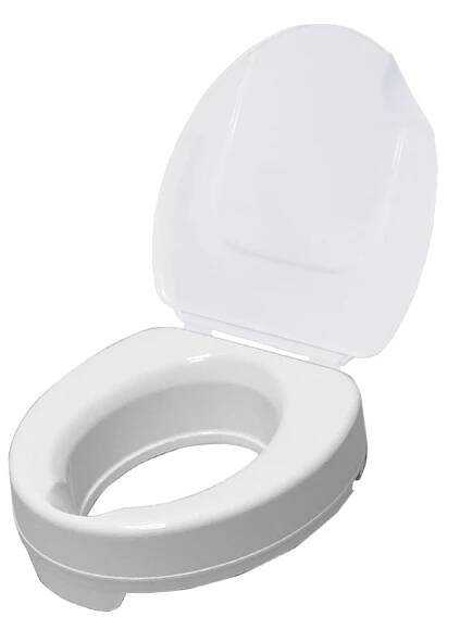 Nástavec na WC s poklopem - výška 10cm