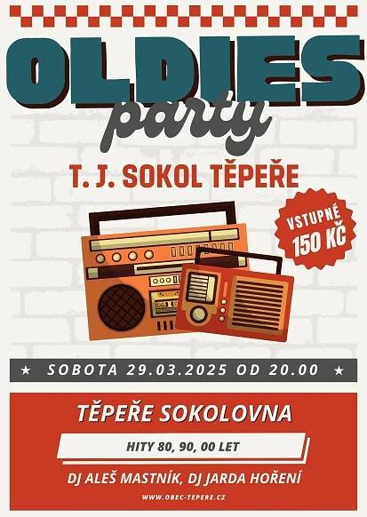 Oldies party - TěpeřeTěpeře