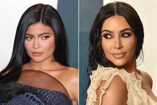 Kylie Jenner and Kim Kardashian