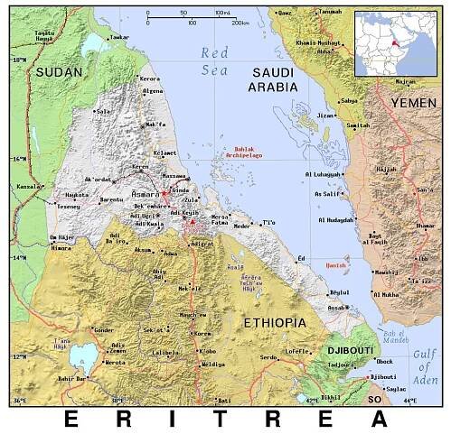 Eritrea Map