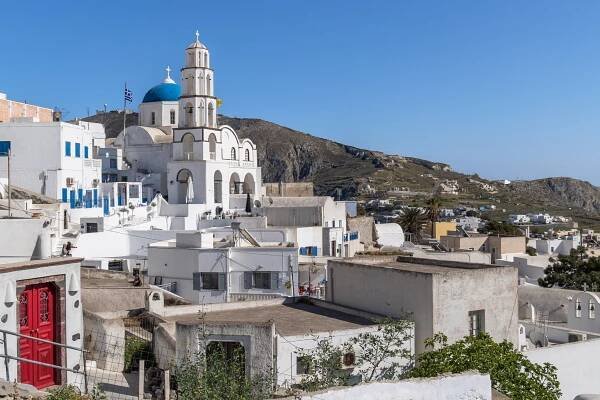 Santorini Greece Pyrgos