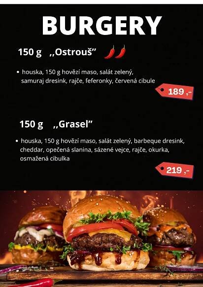 Burger víkend - penziongrasel.cz