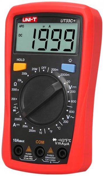 Multimetr UNI-T UT33C+ | AtosElektro.cz