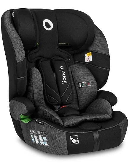 Lionelo Autosedačka Levi one i-size 76-150 cm 2023 black grey Barva šedá