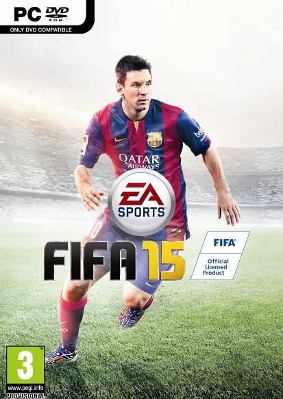 PC FIFA 15 / Sportovní / Angličtina / od 3 let / Hra na počítač
