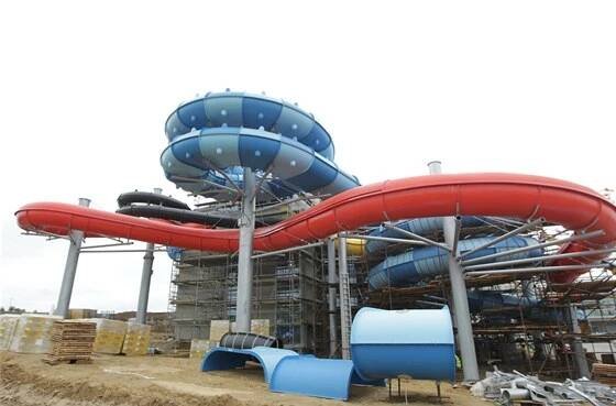 Aqualand Moravia se má už za několik týdnů stát novým turistickým lákadlem jihu Moravy.