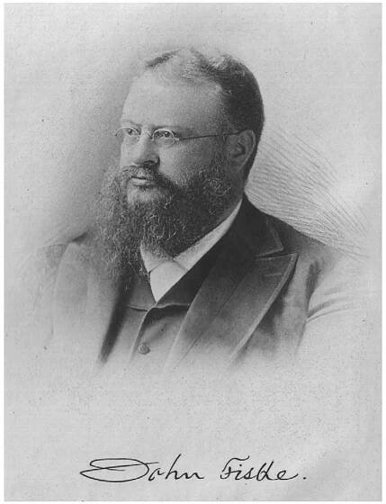 Figure 2. John Fiske, the cosmic philosopher. (Frontispiece from John Spencer Clark, The life and letters of John Fiske, vol. 1 (Houghton Mifflin Company, Boston and New York, 1917).) 