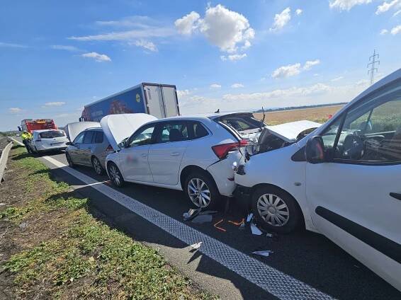 Na dálnici před Olomoucí dnes havarovalo několik aut | Hanácký Večerník | Zpravodajství z Olomouce a okolí