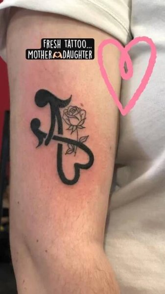 Fresh tattoo… Mother🫶🏻Daughter | Fresh tattoo, Tattoos, Print tattoos
